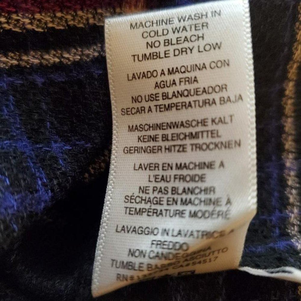Cloth and Stone Anthropologie Dress Womens M Versify Plaid Tunic Shirt Dress - Picture 11 of 12